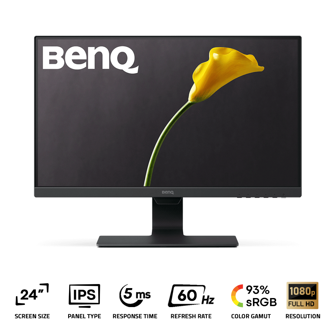 BenQ GW2480 24 inch IPS 1080P 60Hz 5ms Monitor | AHW Store